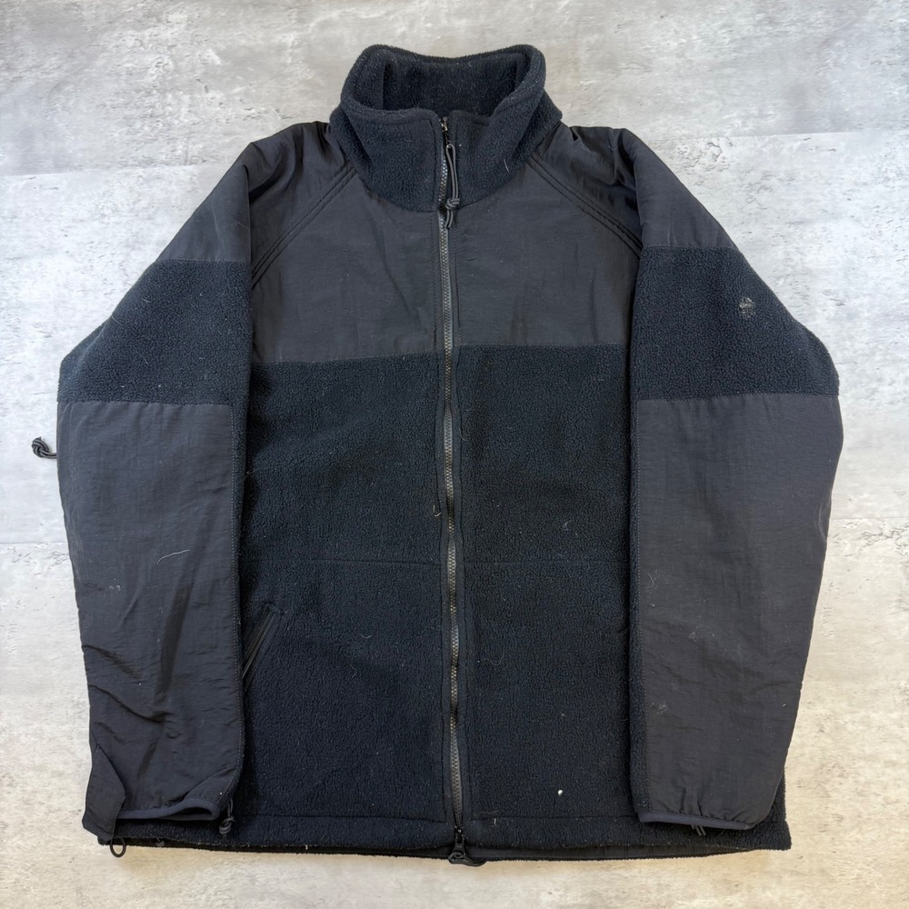 Peckham US Military ECWCS Gen II Fleece Jacket Black Mens Large Tactical Layer